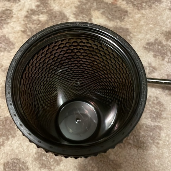 Starbucks Halloween FALL 2023 Black Bling Oil Slick Rainbow Studded Cup 16 oz - Picture 4 of 5